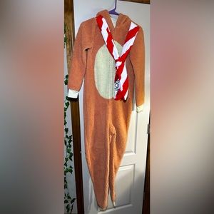 Christmas onesie. Rudolph onesie. Size small.